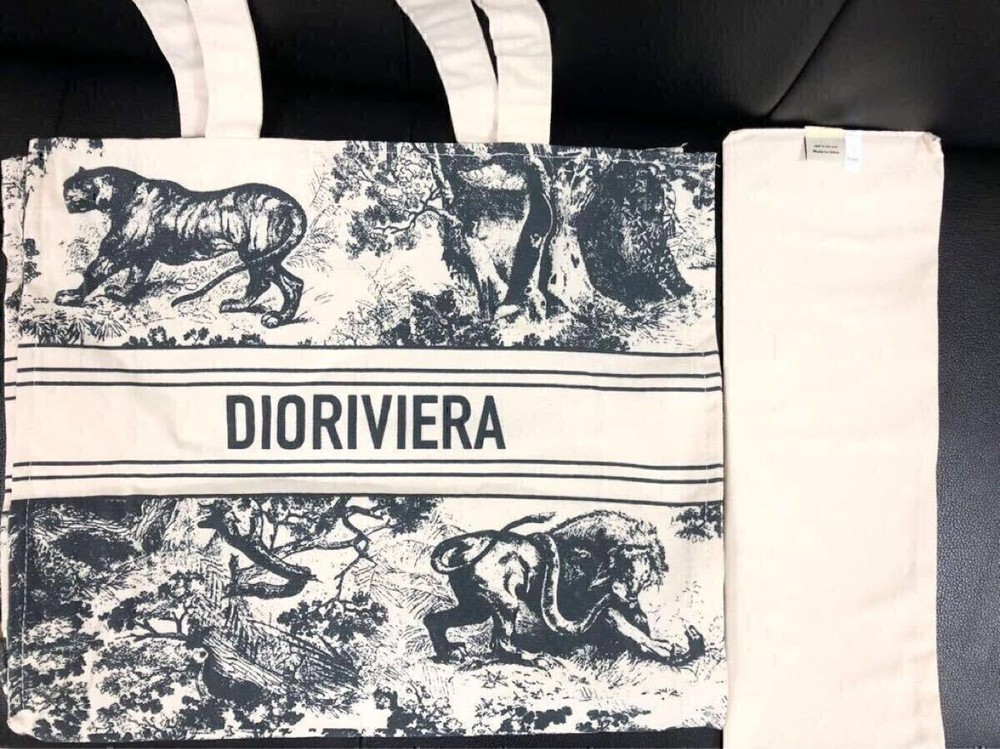 Rare Christian Dior Wardujuy Navy Tote VIP Limited Edition
