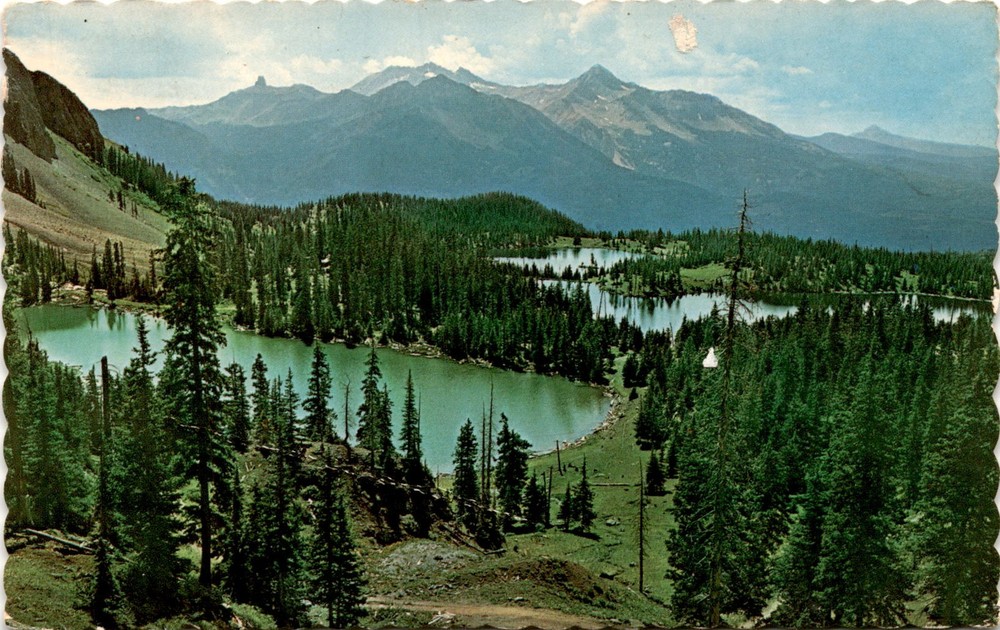 San Miguel Mountains, Alta Lakes, Uncompahgre National Forest, San Postcard