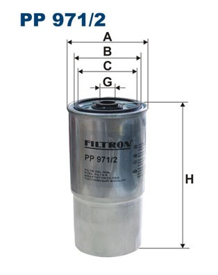 PP 971/2 FILTRON Fuel Filter for RENAULT TRUCKS