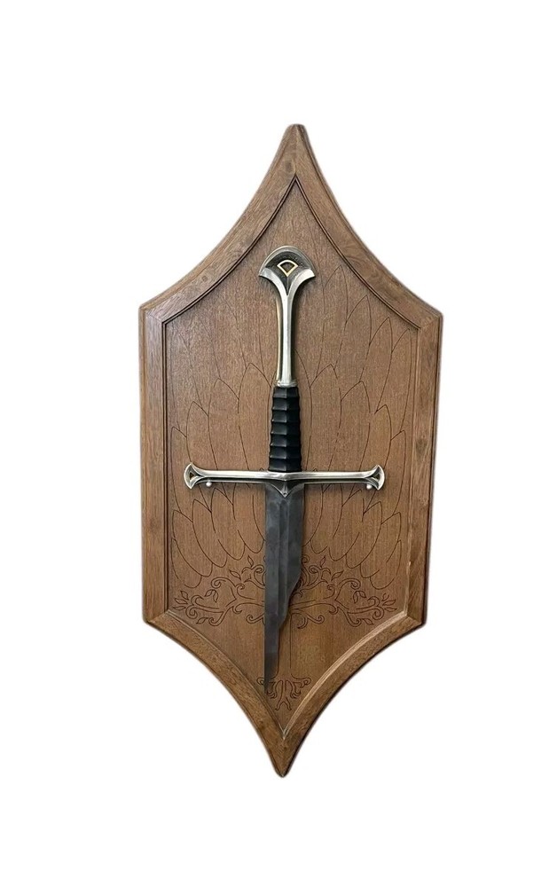 The Noble collection vault Lord Of The Rings Men & dwarves Replica Sword Plaque