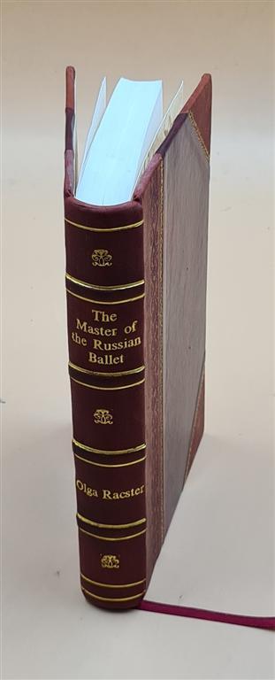 Master of Russian Ballet: Enrico Cec's Leather-Bound Memoirs