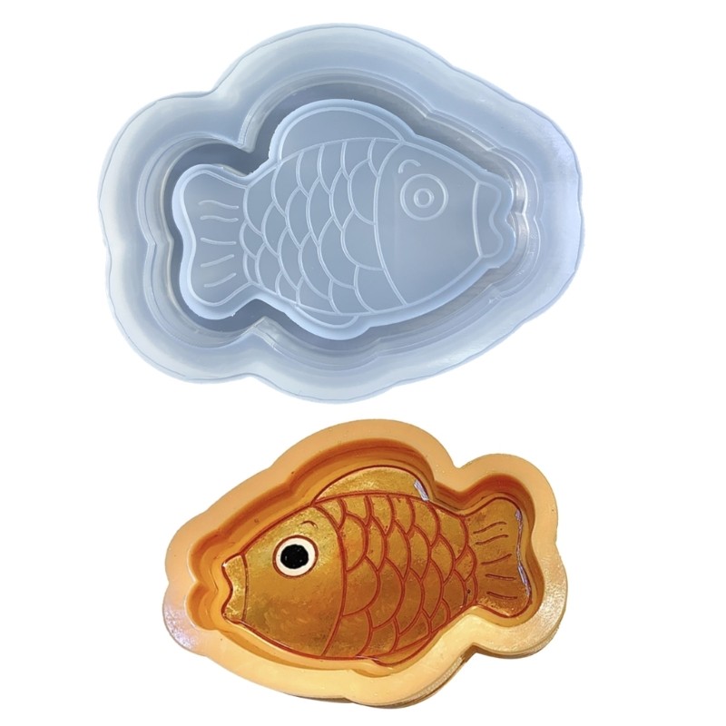 Small Fish Shape Crystal Epoxy Resin Mold for DIY Quicksand Art
