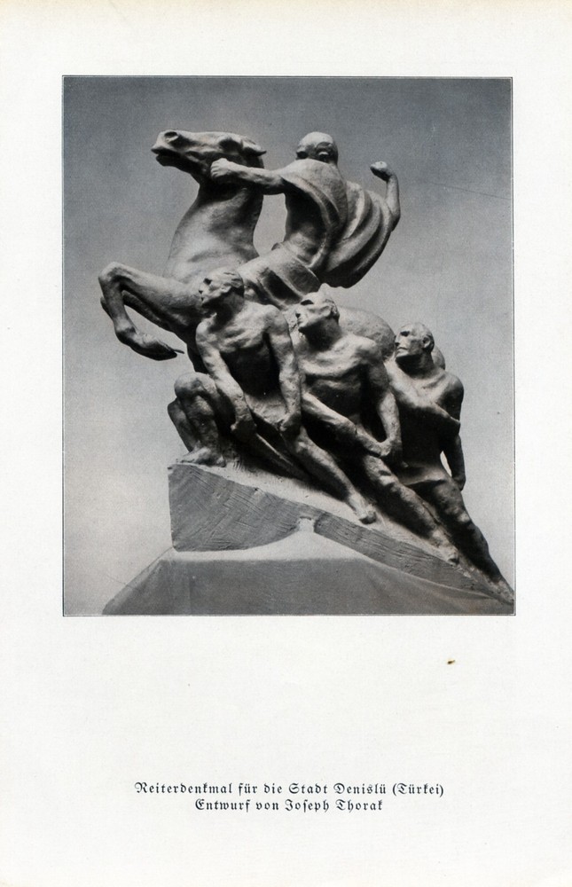 1936 Joseph Thorak Equestrian Monument City Denizli Turkey Photo Illustration