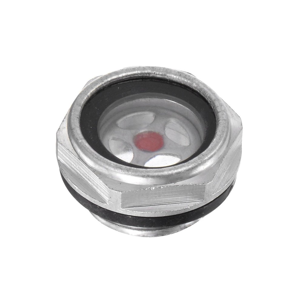 Air Compressor Oil Level Gauge Sight Glass M20x1.5mm Male Clear Glass