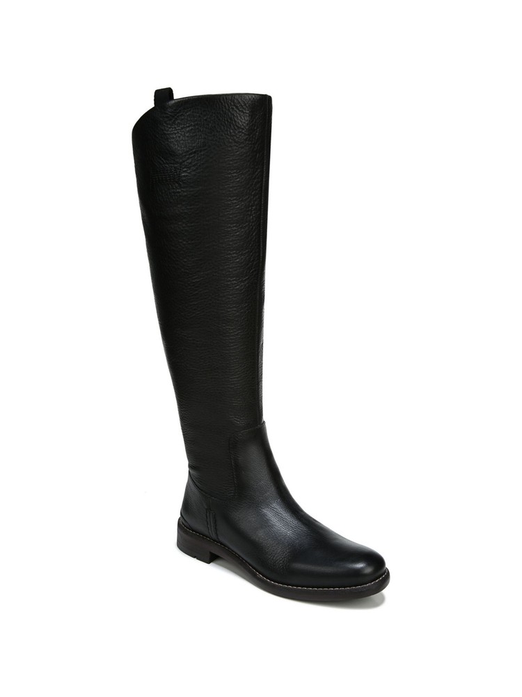 Bota de montar FRANCO SARTO para mujer negra espalda ancha pantorrilla Meyer cuero almendra 8 M WC