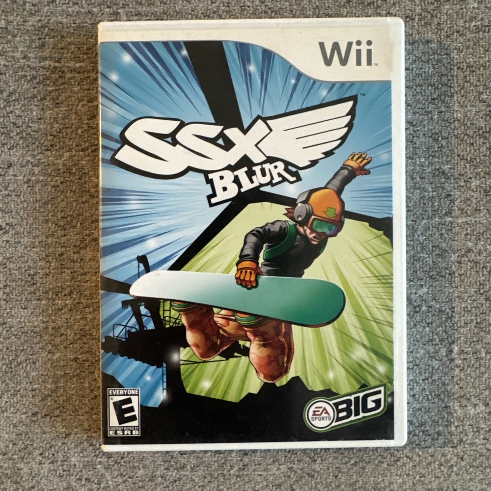 SSX Blur Nintendo Wii Snowboarding Sports Racing Video Game Complete