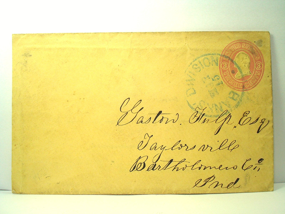 Civil War GENERAL BANK'S DIVISION Handstamp BANKS' DIVISION MAR 15 Postal Cover
