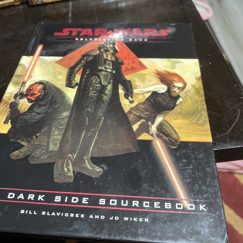 The Dark Side Sourcebook Star Wars Roleplaying Game by Bill Slavicsek Hardcover