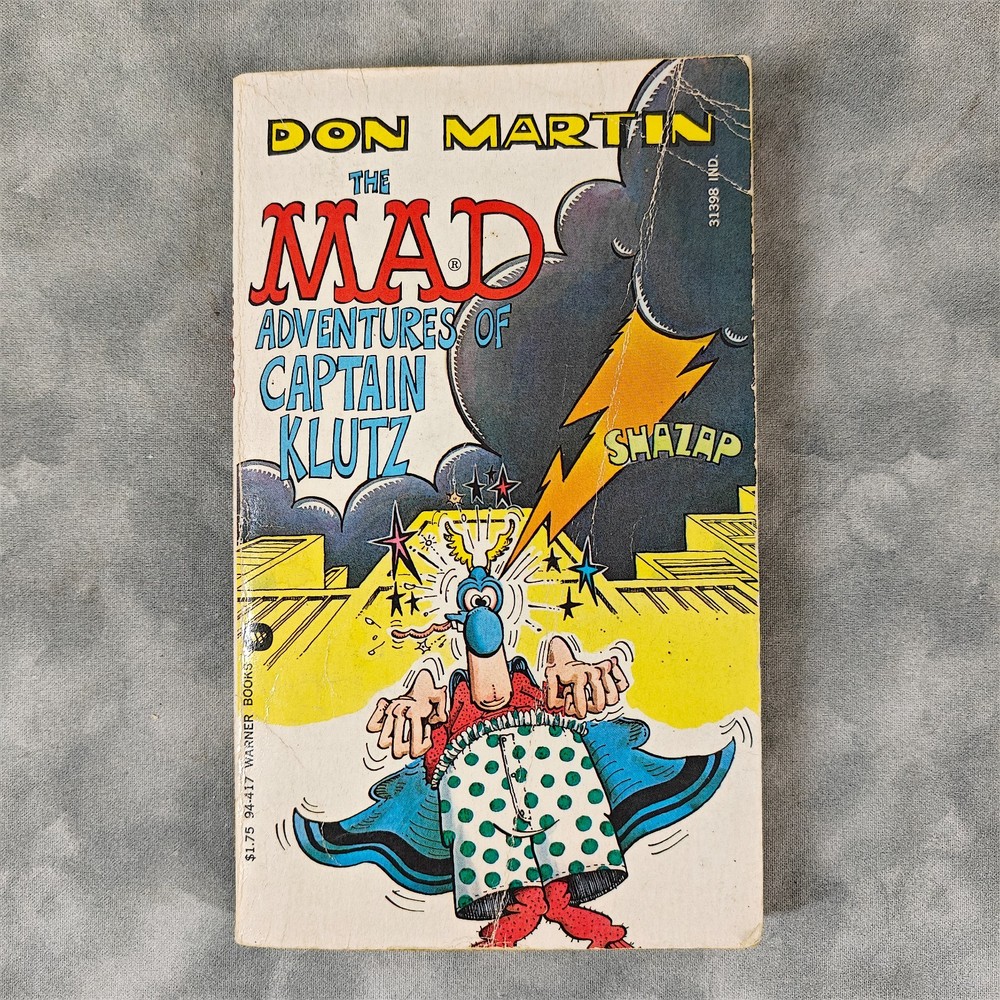 1974 Don Martin MAD Adventures of Captain Klutz Warner Books Paperback 1st Print