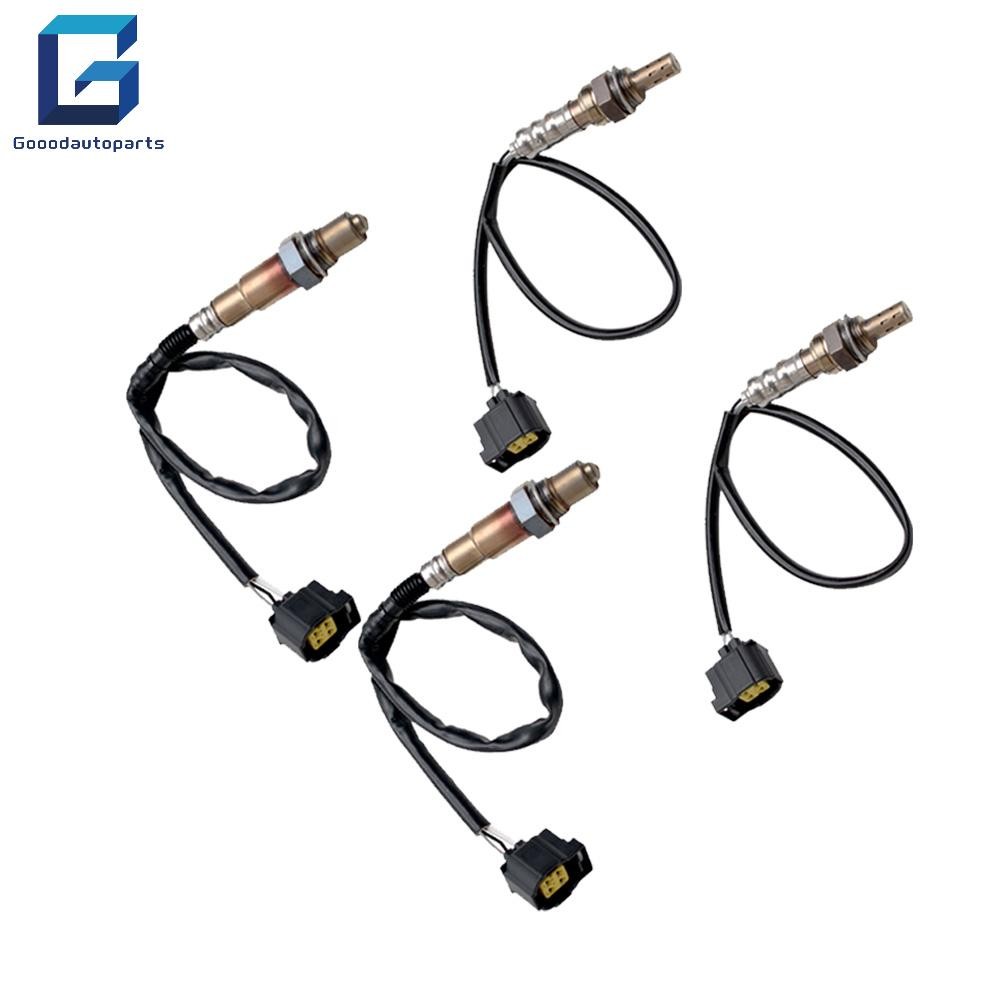 (4)O2 Oxygen Sensor for Jeep Wrangler 2007-2009 3.8L Upstream & Downstream