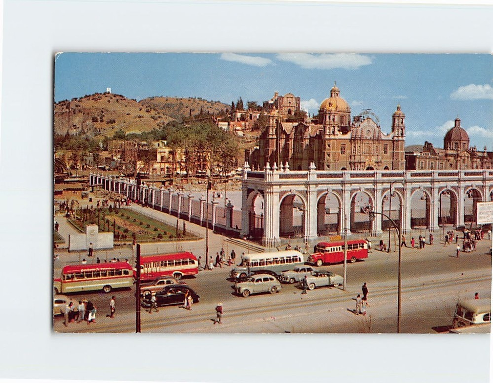 Postcard Panoramic View Villa of Guadalupe Mexico