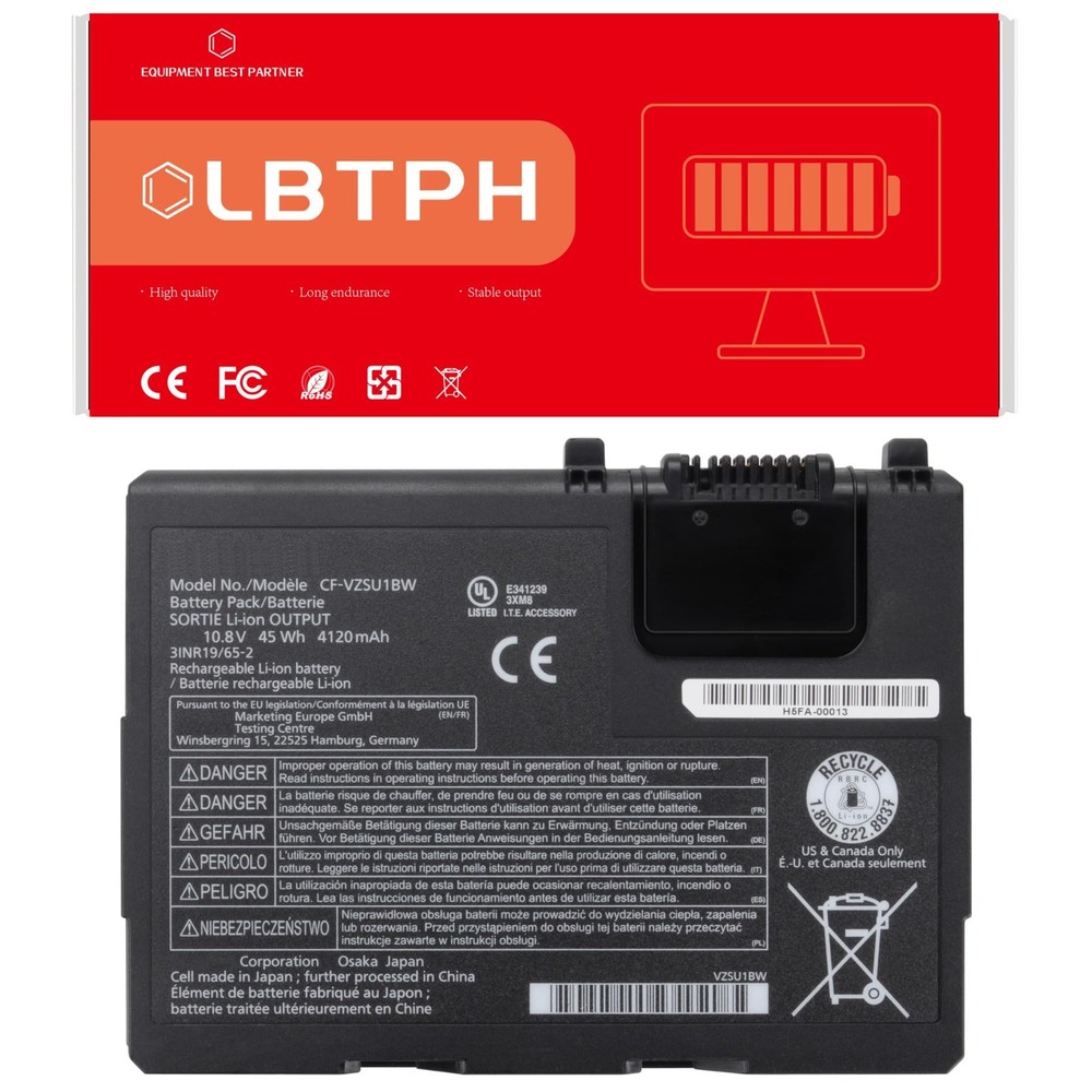 New Unused 1990mAh CF-33 CF-VZSU1AW Battery for Panasonic Toughbook CF-33 CF33