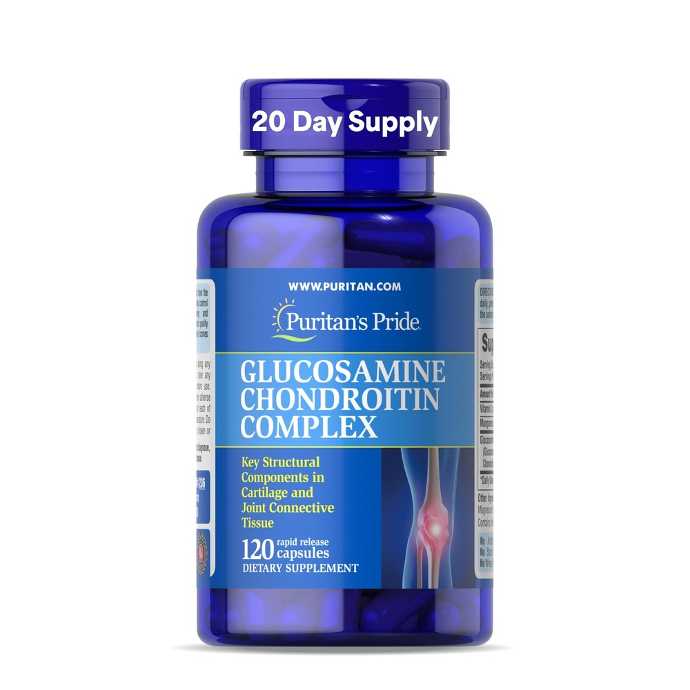 Puritan's Pride Glucosamine Chondroitin Complex for Women and Men, Dietary Suppl