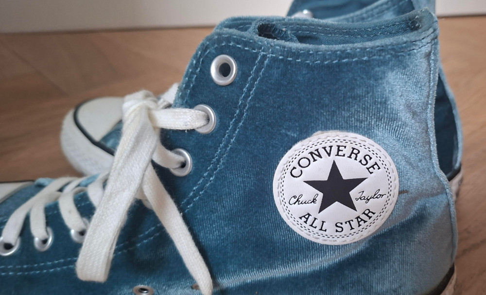 Size 10.5 - Converse Chuck 70 High dark-baby Blue