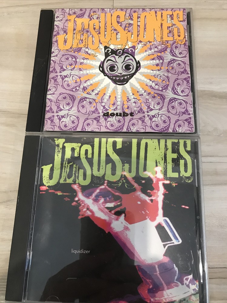 LOT OF 2 CDs Jesus Jones : Doubt (insert has damage) & Liquidizer