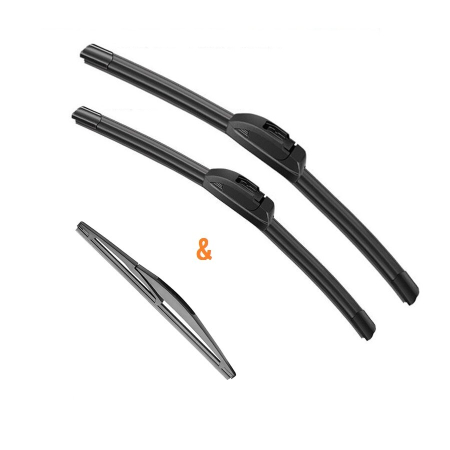 Front & Rear Windshield Wiper Blade For Mitsubishi Outlander Sport 2011-2020
