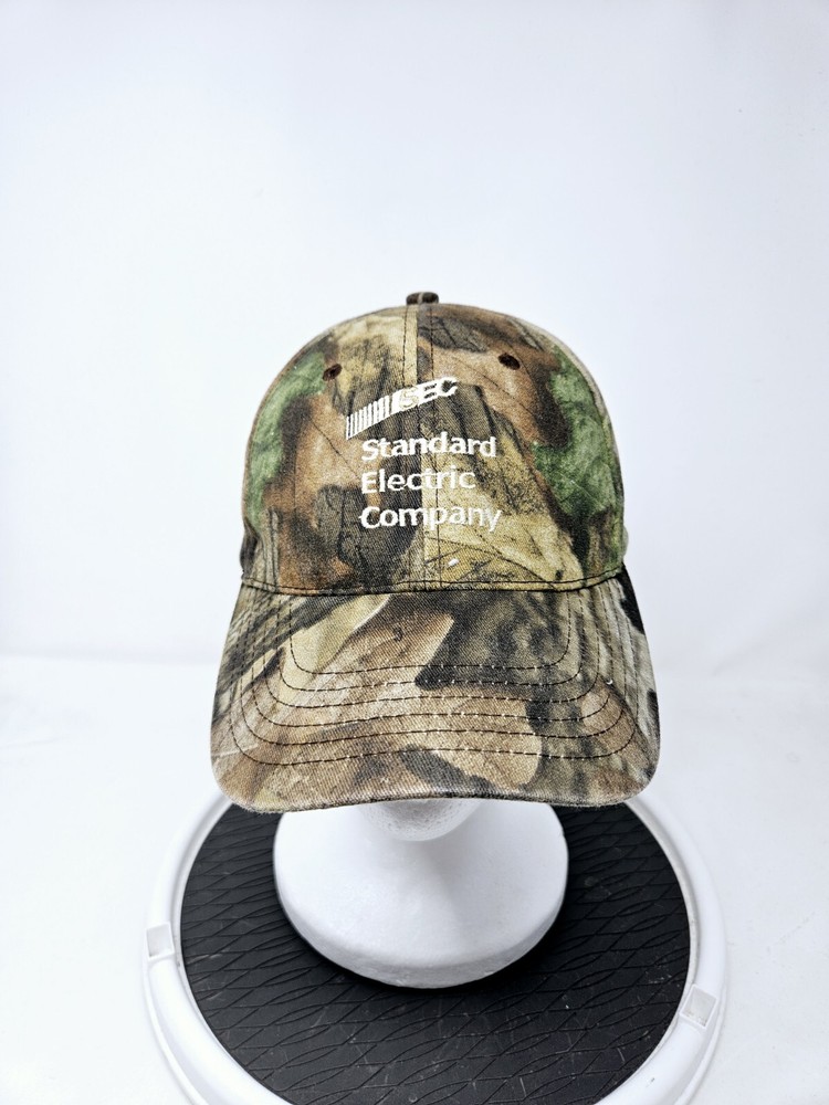 Vintage Camo 90s Y2K Snapback Hat Hunting Outdoors Used FAST SHIPPING