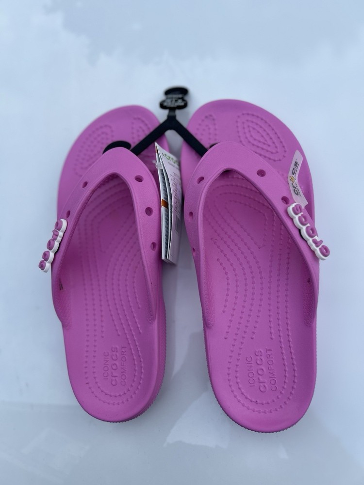 CROCS Kadee II Flip Flop Sandals - Hot Pink Women’s Size 6 - NWT