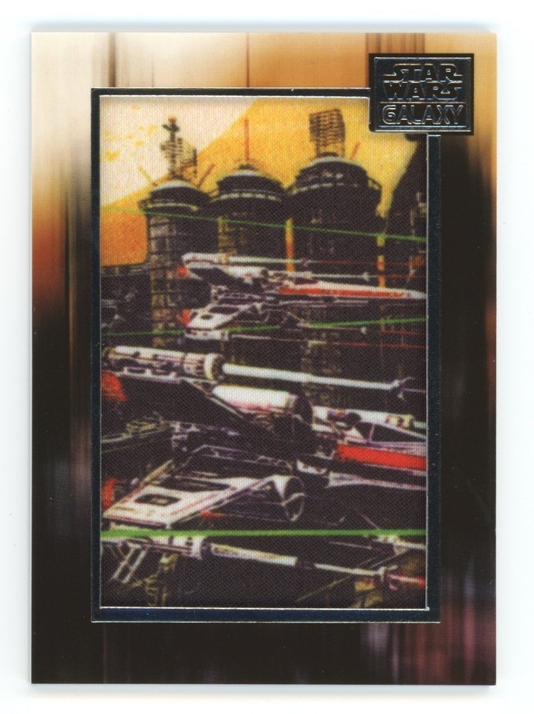 X-WING 2018 Topps Star Wars Galaxy Commemorative Art Patch Card #M-XW