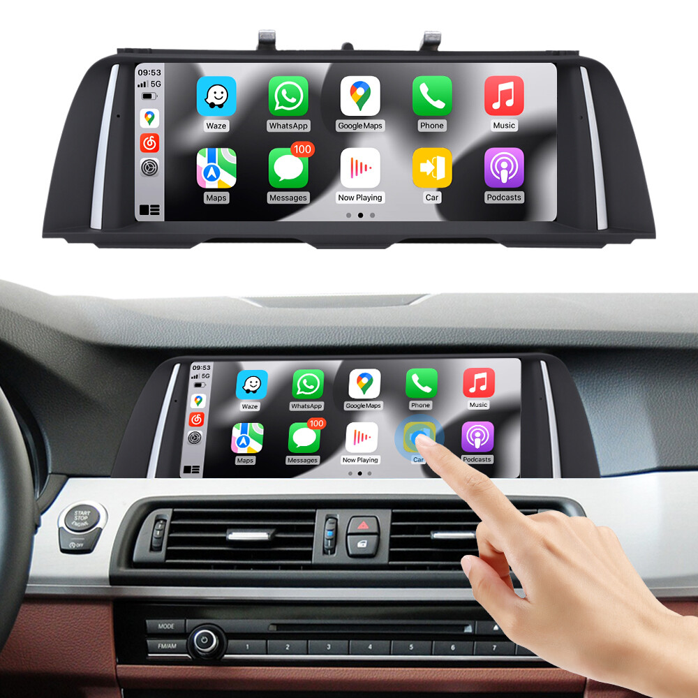 For BMW NBT 5 Series F10 F11 F18 10.25' Wireless CarPlay AndroidAuto Touchscreen