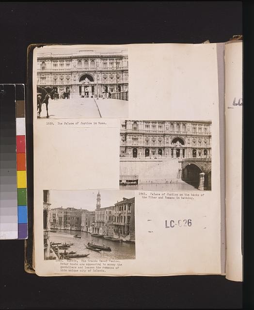 Frank G. Carpenter,Palace of Justice,Rome Palace,Tiber River,Italy,Venice,1923