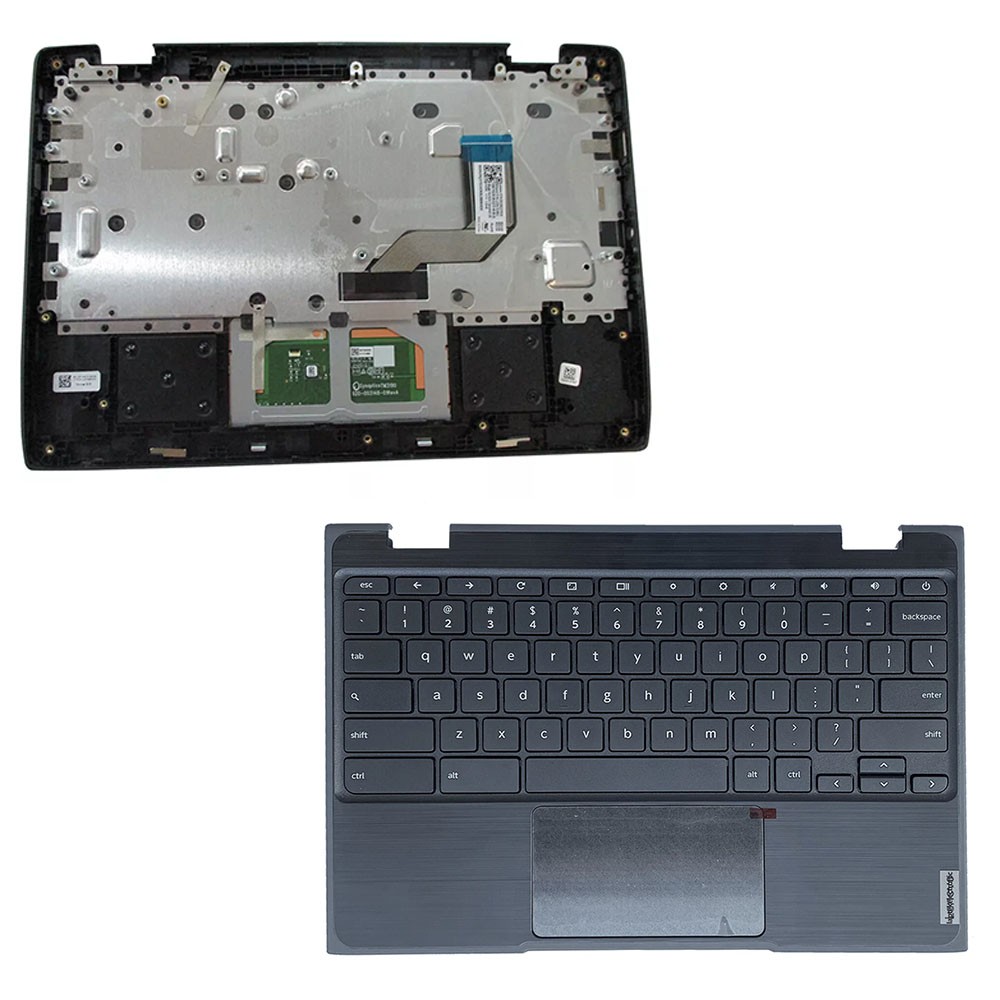 For Lenovo 100e Chromebook 2nd Gen 81MA 5CB0T79741 Palmrest Keyboard Touchpad US