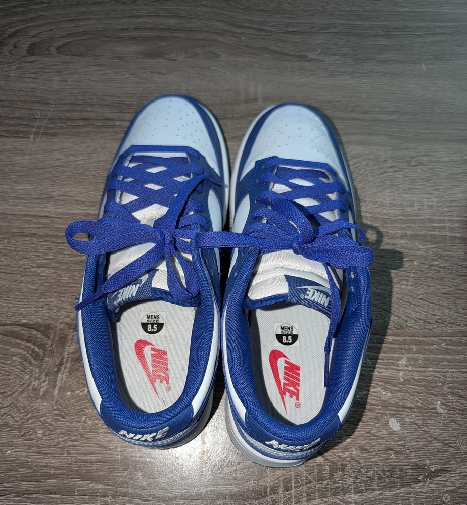 CU1726-100 Nike Dunk Low SP Retro Kentucky White Varsity Royal Blue (Men's)