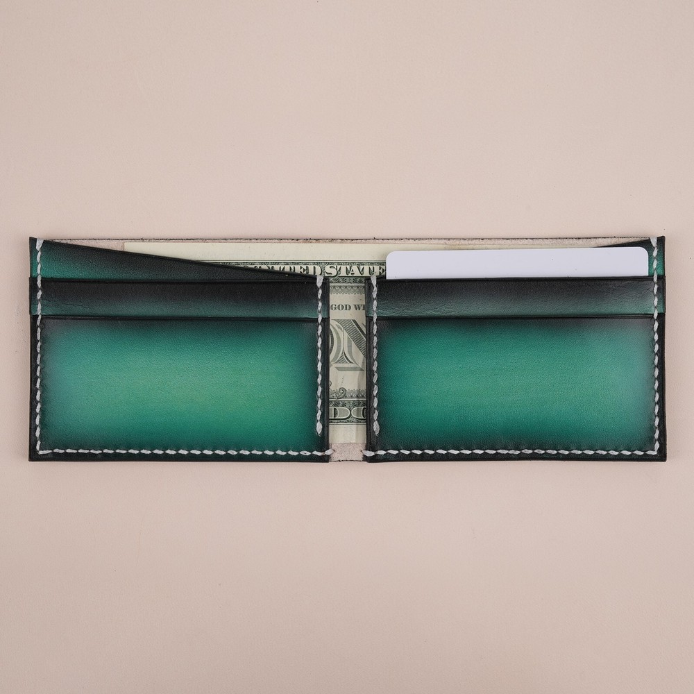 Leather Bifold Wallet Men Classic, Custom Engraved Wallet, Wallet Gift for Him