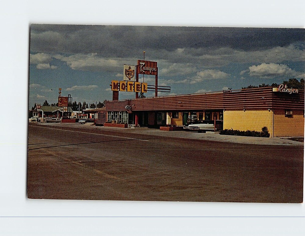 Postcard Ranger Motel Laramie Wyoming USA North America