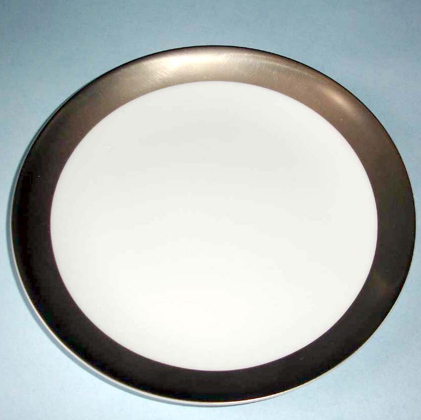 Wedgwood Satine Platinum 6.75 Inch Bone China Bread Butter Plate New  