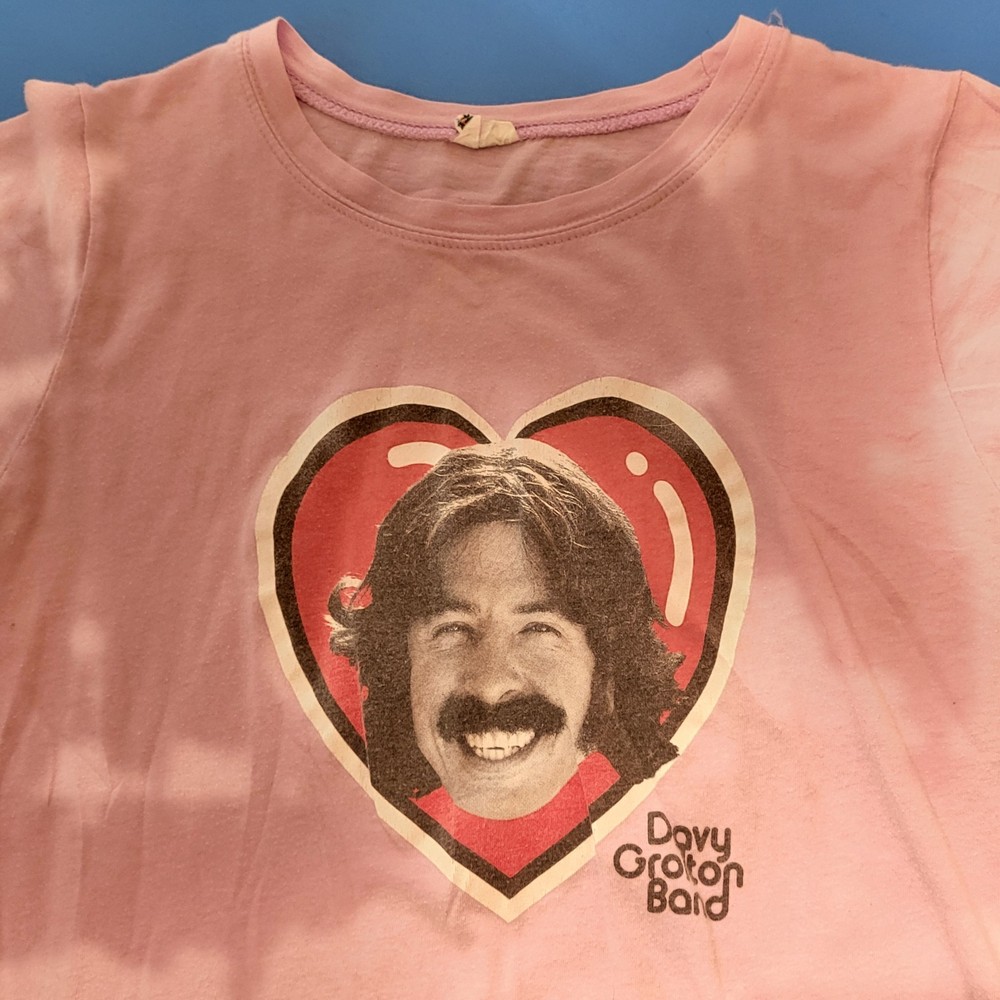 Foo Fighters Davy Grolton Band 2007 Women's T-Shirt L *PLEASE READ* Foo Fightin'
