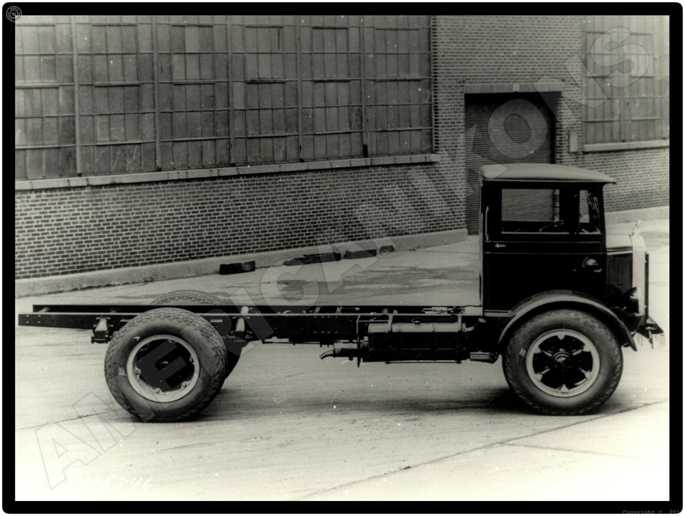 Mack Trucks AC New Metal Sign: 1934 Model CJ Side View