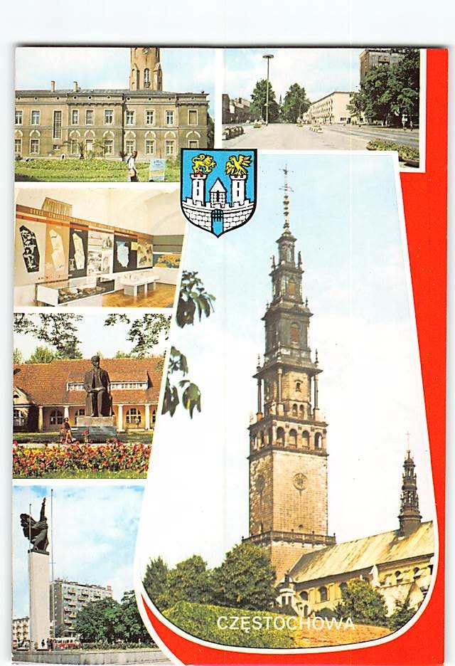 Postcard Scenes & Views Częstochowa Poland