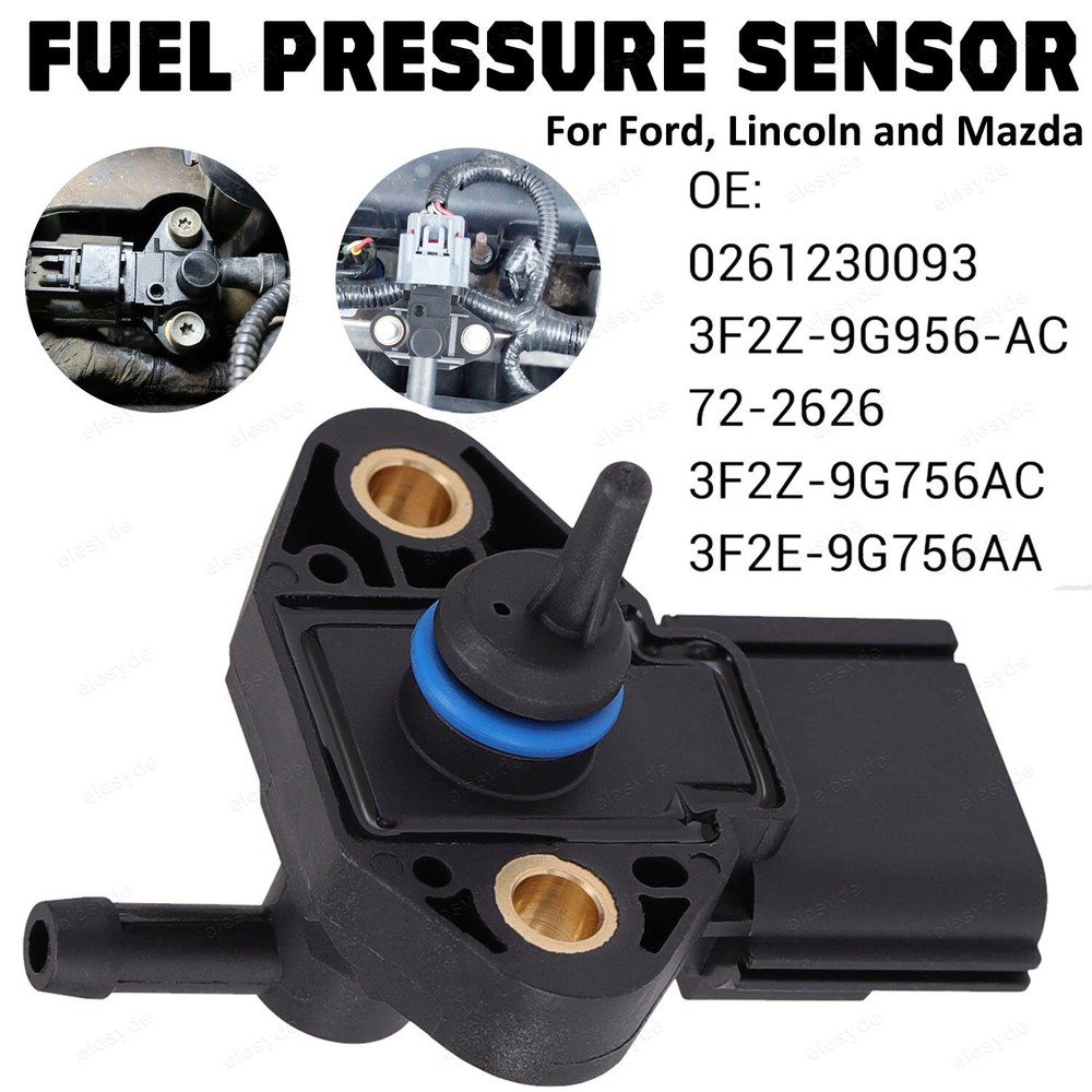 Fuel Injection Rail Pressure Regulator Sensor For 05-08 Mazda Tribute 2.3L 3.0L