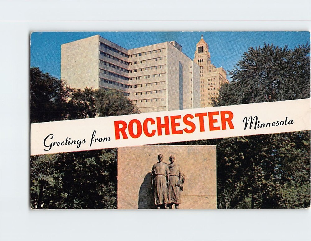 Postcard Greetings from Rochester Minnesota USA