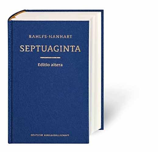 Septuaginta: Rahlfs-Hanhart - Hardcover, by Rahlfs A.; Hanhart - Very Good