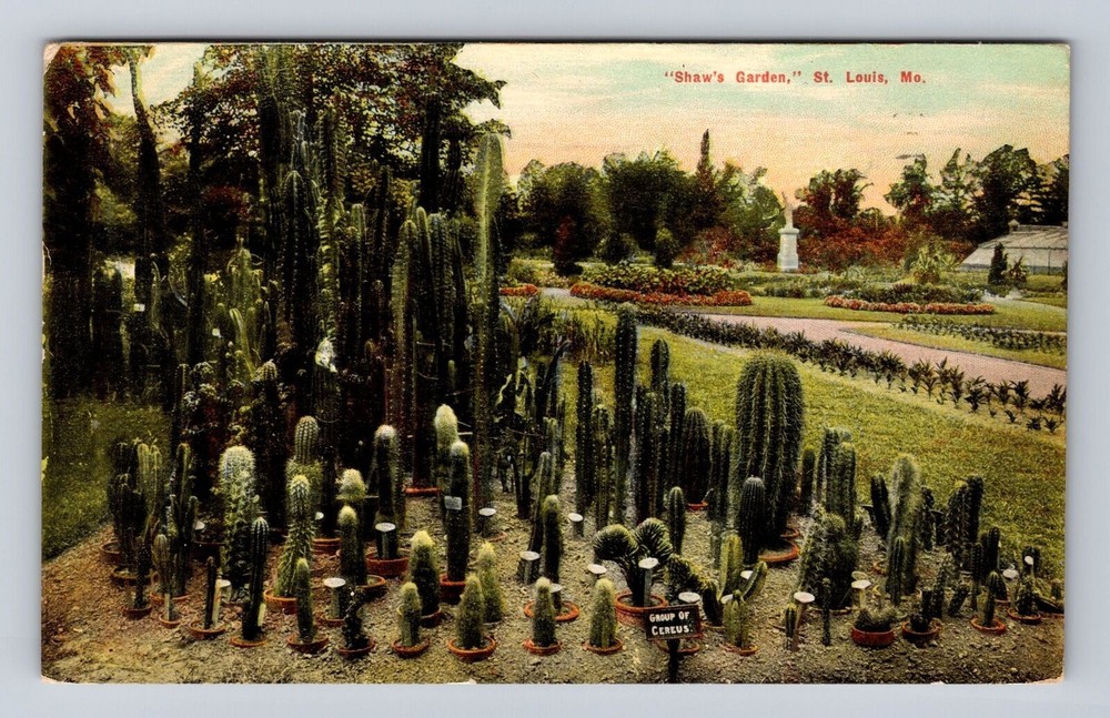St Louis MO-Missouri, Shaw's Garden, Antique, Vintage c1912 Souvenir Postcard
