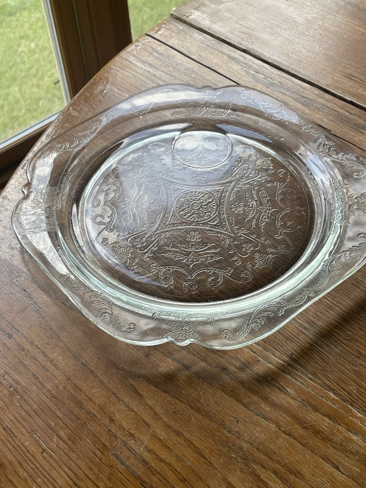 Vintage Indiana Glass Recollection - 4494 Crystal Dinner Plates - Made in USA