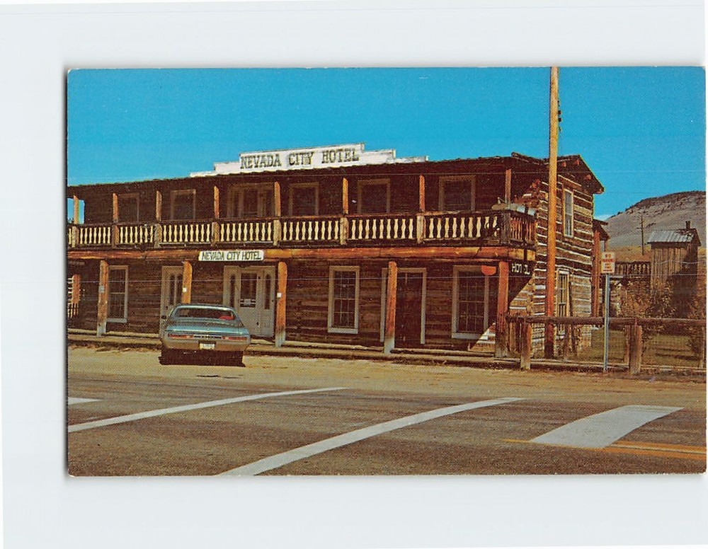 Postcard Nevada City Hotel Nevada City Montana USA