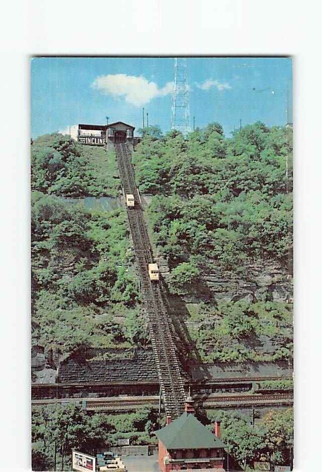 Postcard Mt. Washington Incline Pittsburgh Pennsylvania USA