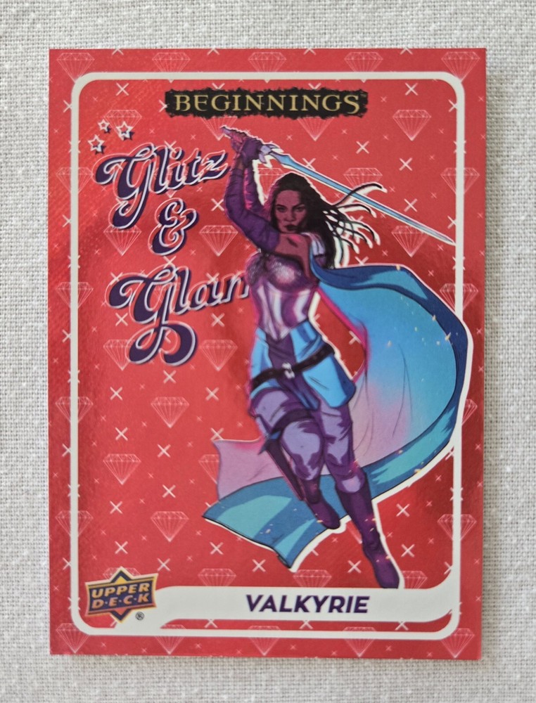 Valkyrie Glitz & Glam 2024 Upper Deck Marvel Beginnings Vol 2 Series 2