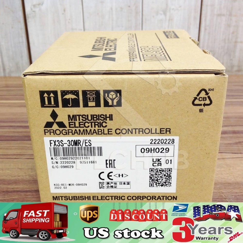 NEW Mitsubishi FX3S-30MR/ES PLC FX3S30MR/ES In Box Expedited Shipping