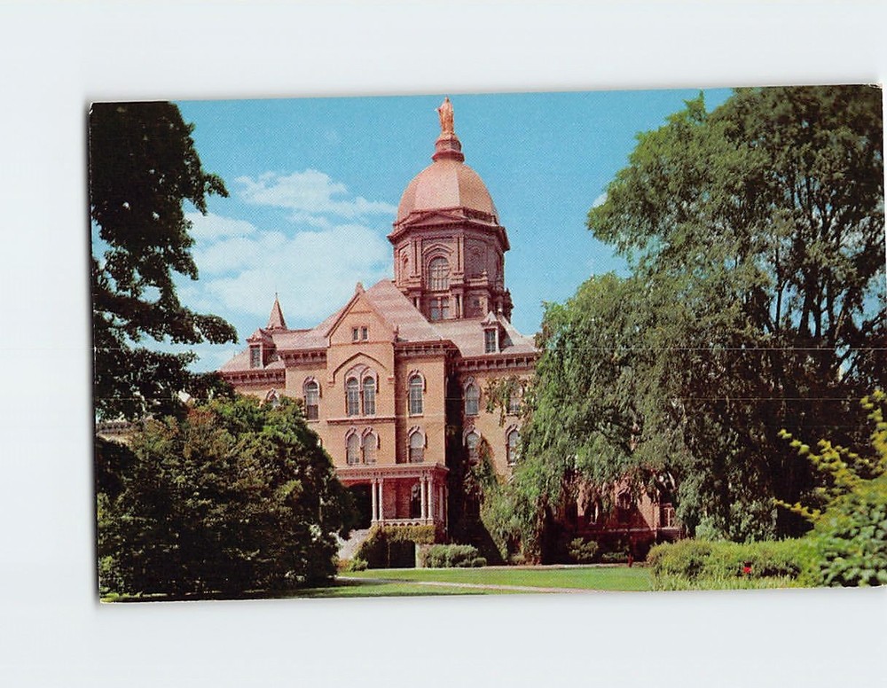 Postcard Administraion Building University Of Notre Dame Indiana USA