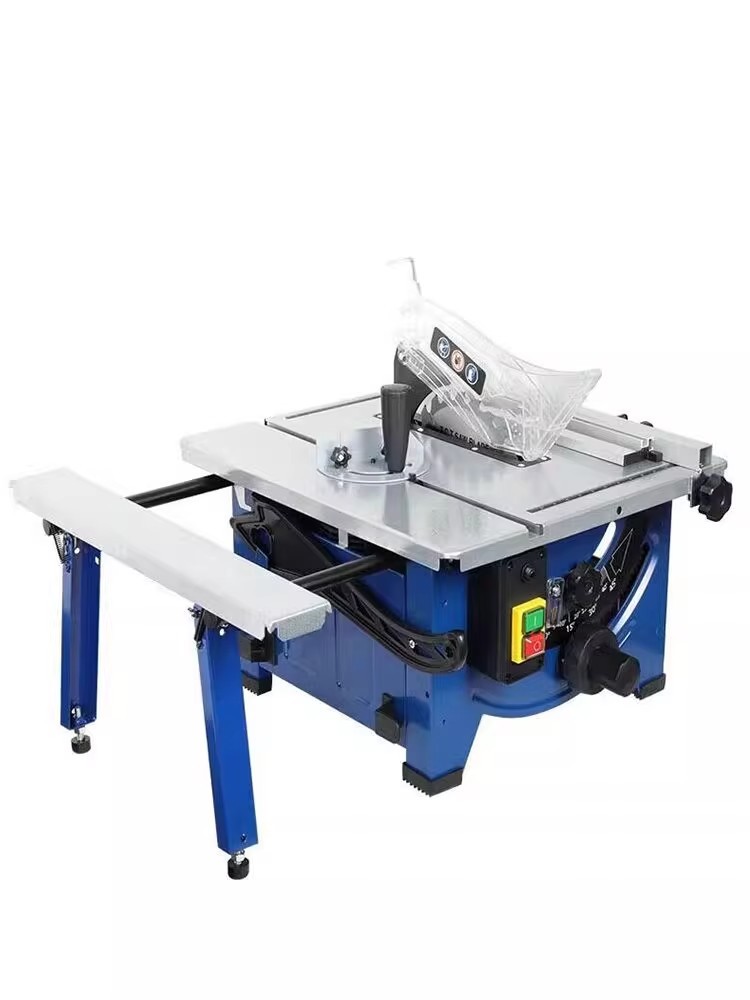 Woodworking Table Saw for Aluminum Cutting, Panel Saw with 45° Bevel 220V