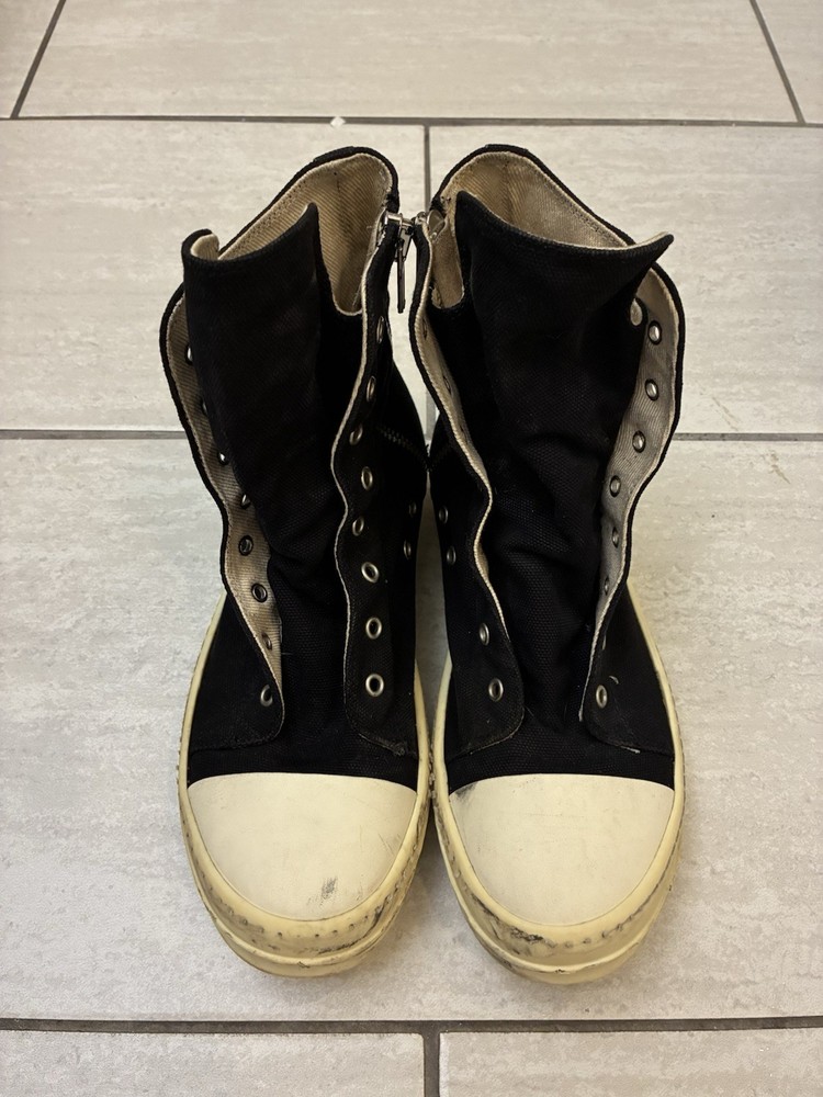 Rick Owens DRKSHDW Laceless Ramones Sneakers
