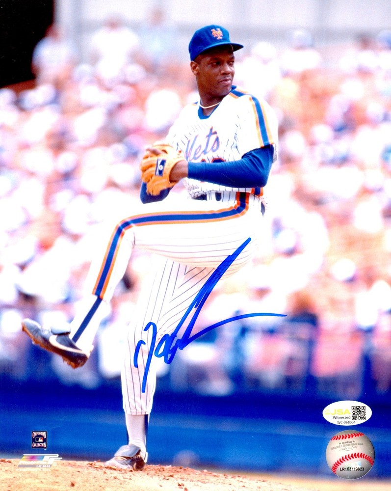 Dwight Doc Gooden Signed New York Mets 8x10 Baseball Photo AUTO JSAPROBSTEIN is actively accepting consignments !!