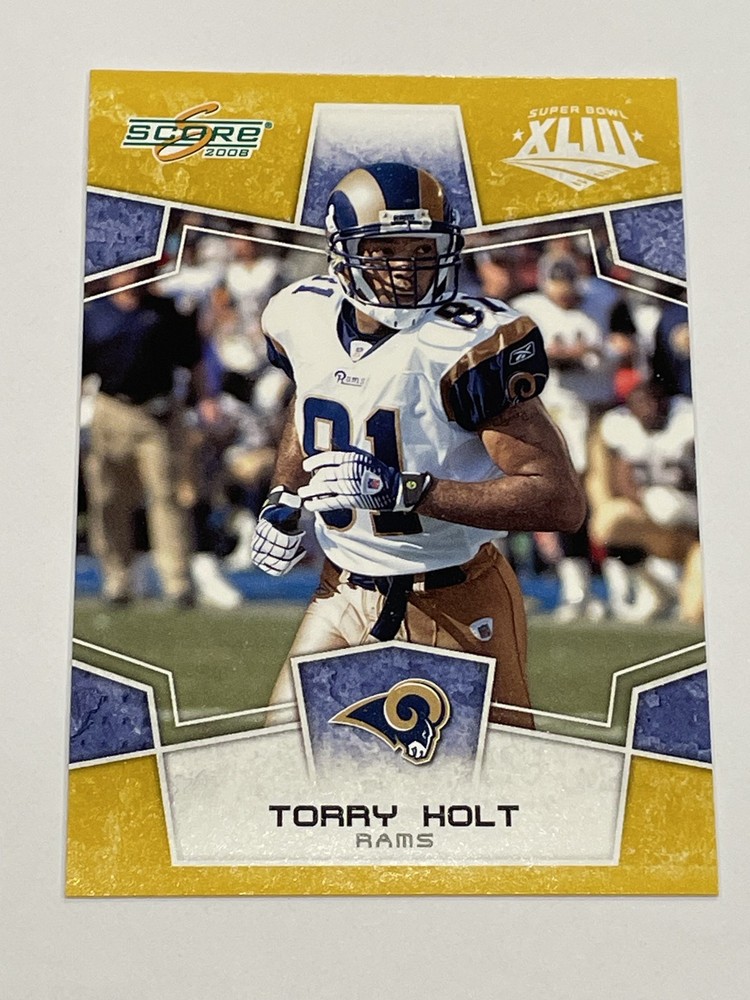 2008 Score Football Super Bowl XLIII Gold #293 - Torry Holt - St. Louis Rams
