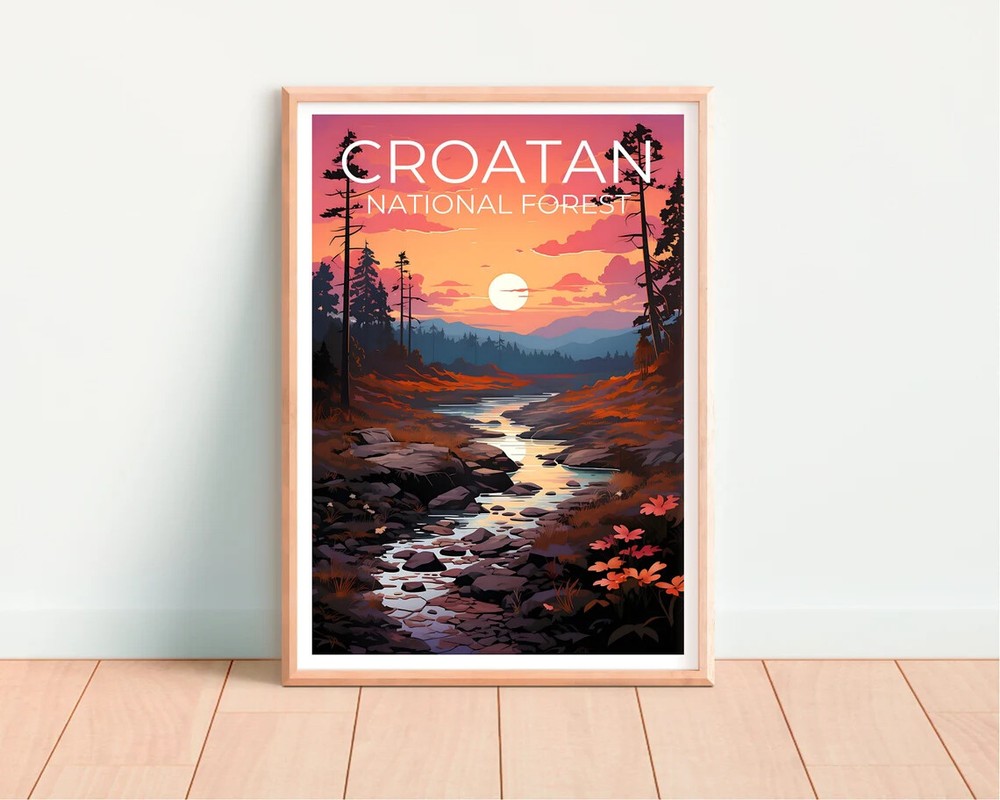 Croatan Forest Poster Premium Quality Choose your Size