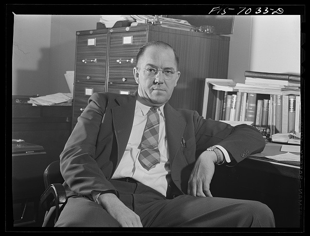 Photo:Washington DC Dr John Lund 1942 Office of Education Portrait