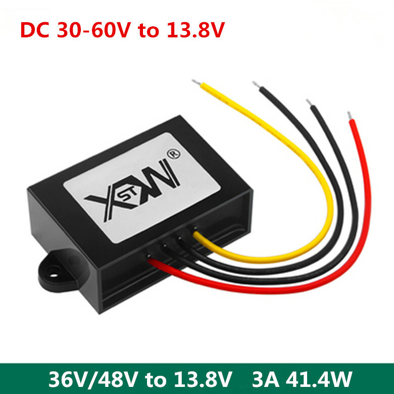 36V-60V to 13.8V 3A DC Buck Converter Module 41.4W Power Step-Down